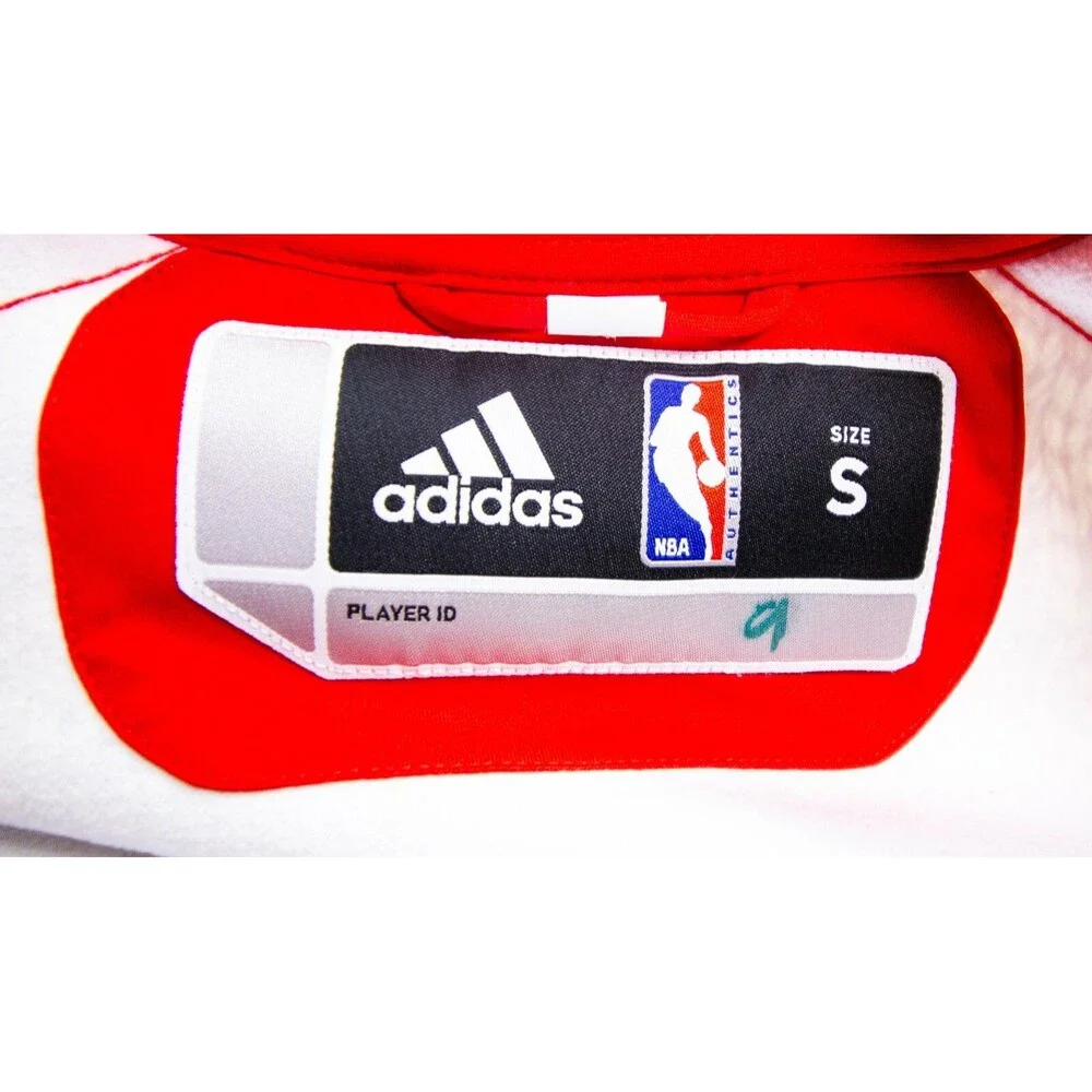 NBA Adidas Basketball Warm Up Jacket Player Issued Zip/Snap Button Up Size Small